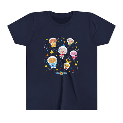 Plim Plim Camiseta Juvenil de Manga Corta Astronautas