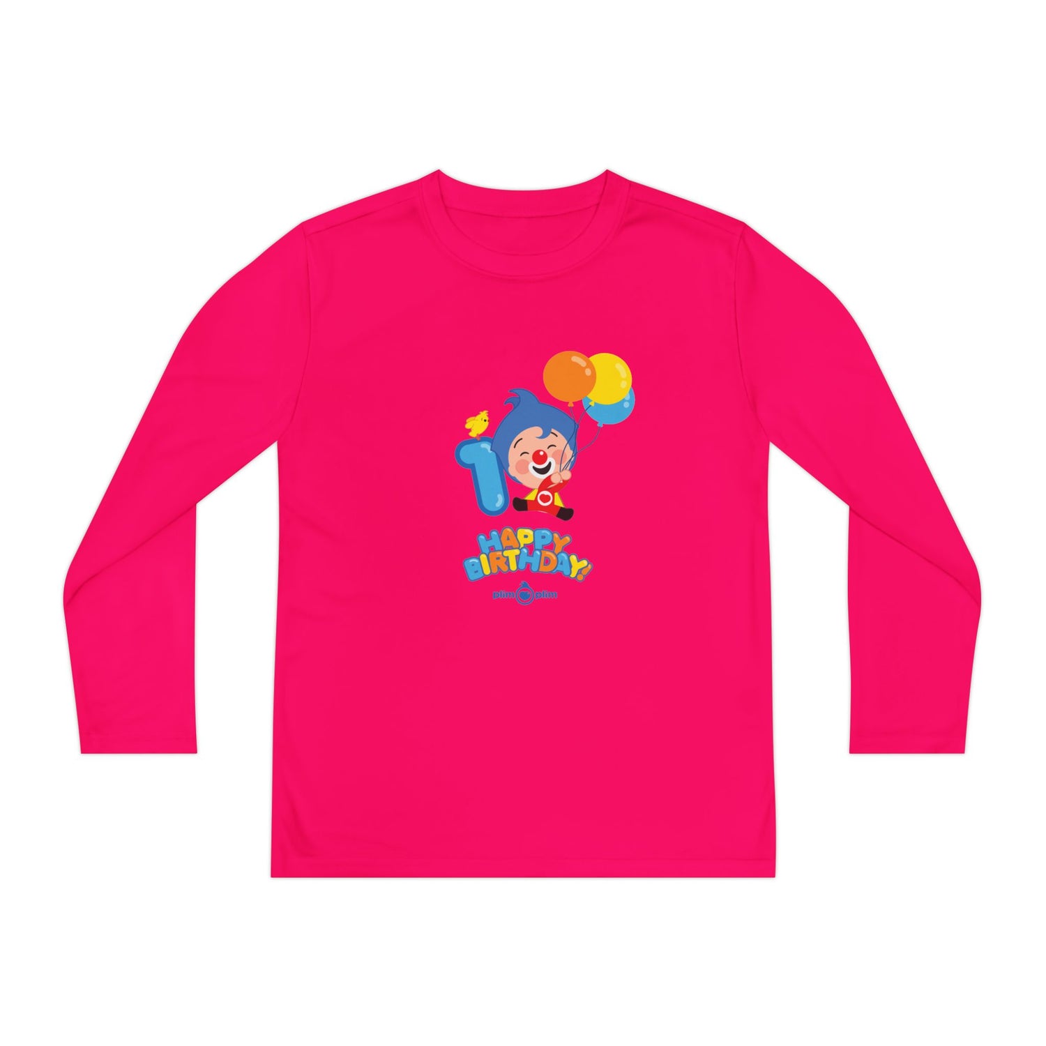 Plim Plim Camiseta Juvenil Manga Larga Cumple 1