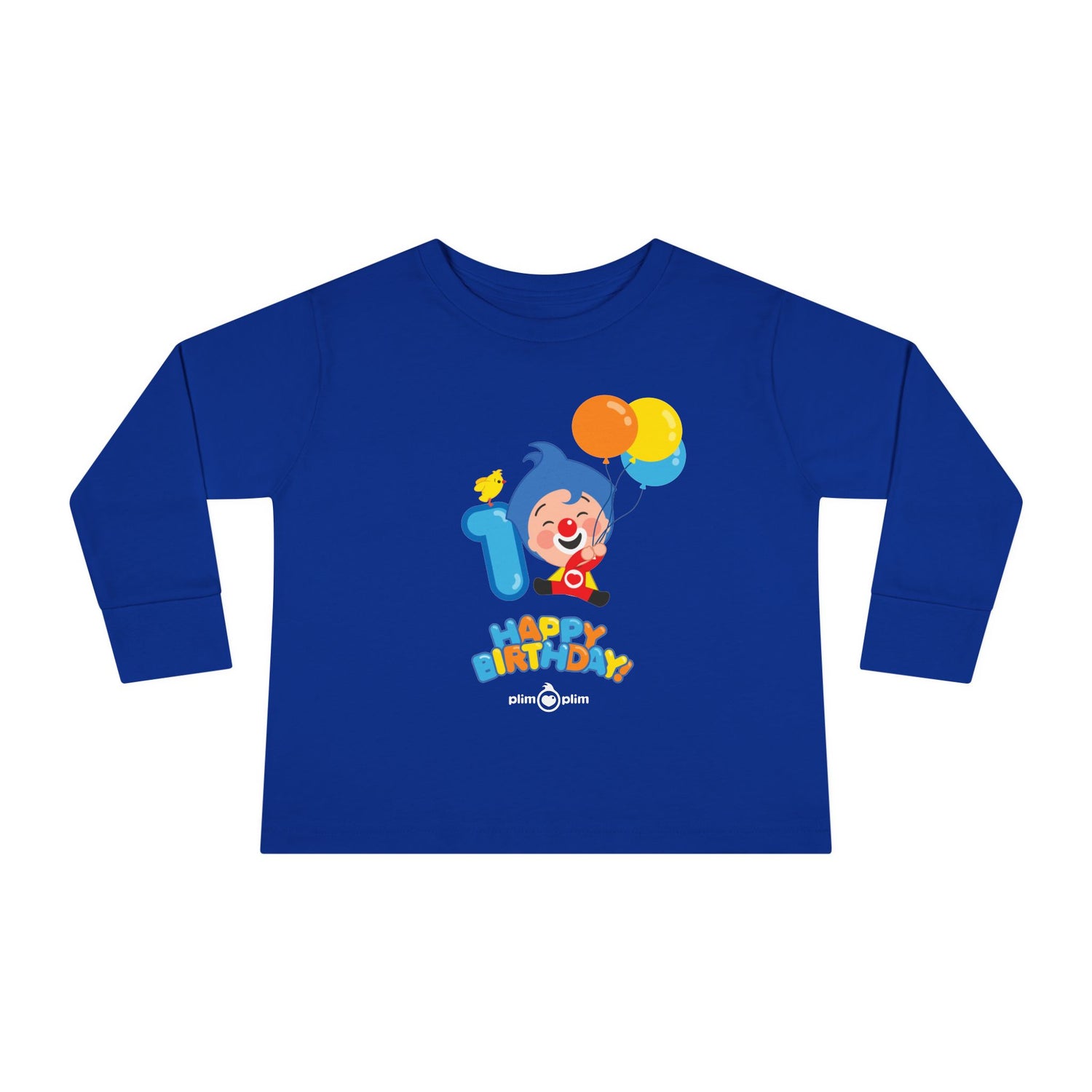 Plim Plim Camiseta Manga Larga de Niños Cumple 1
