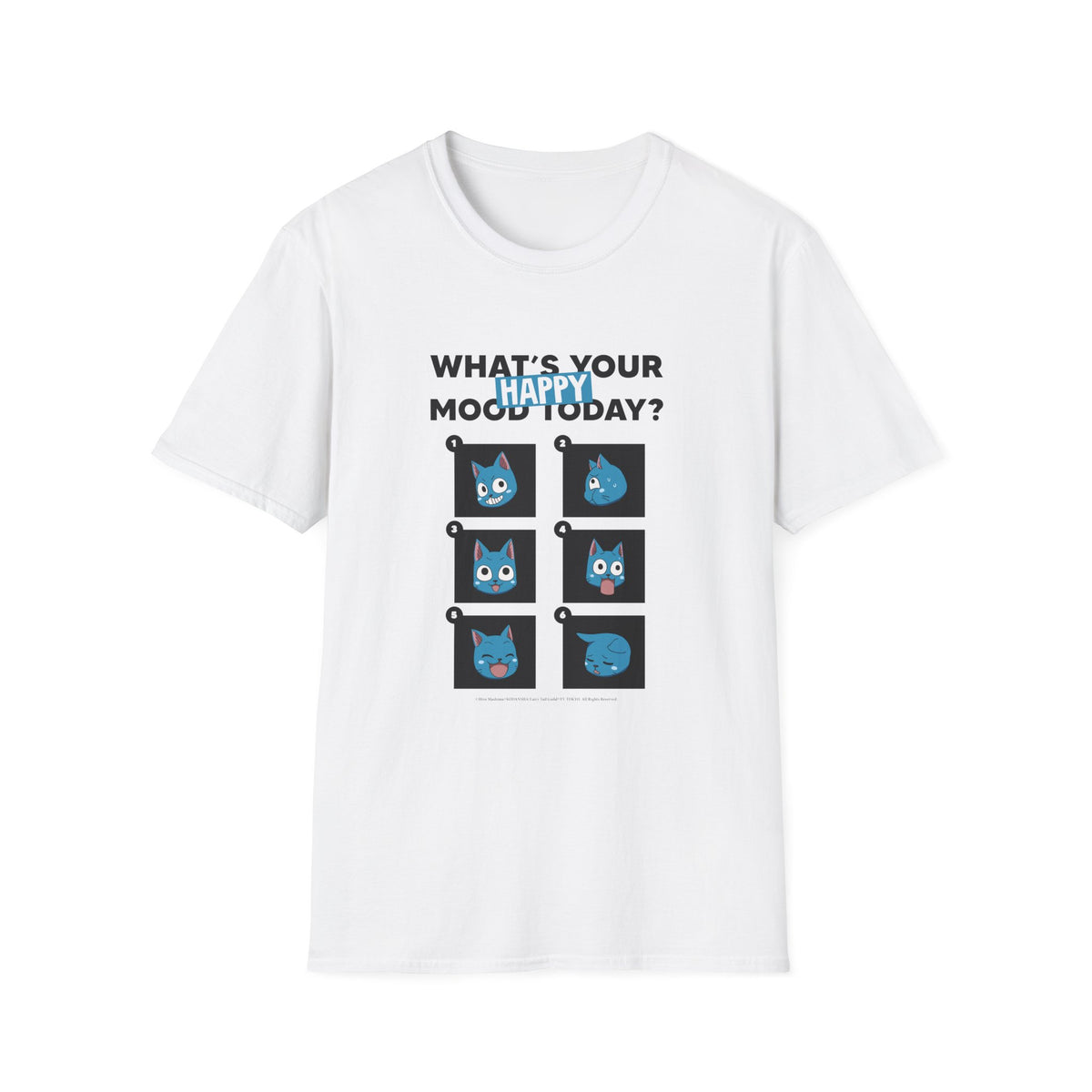 FAIRY TAIL - "Happy Mood" T-shirt – official Fairy Tail licensed merch (view 2)