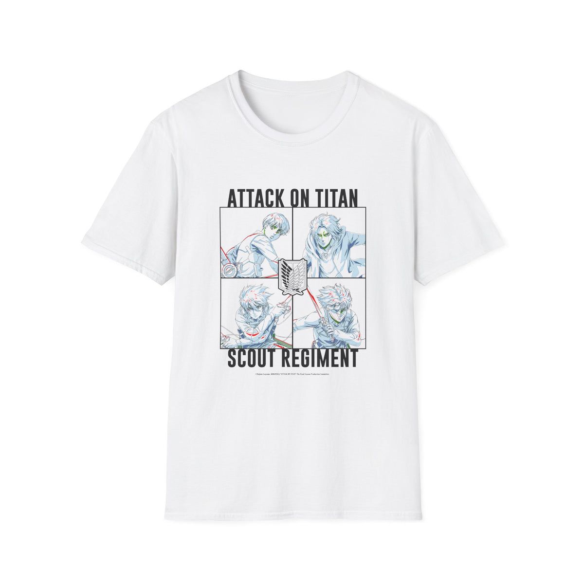 Attack on Titan Final Season - "Scout Regiment Squad" T-shirt – official Attack on Titan licensed merch (view 2)