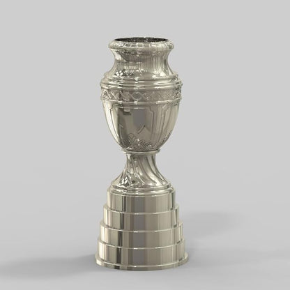Official Copa America Trophy Replic 12cm: Authentic, Collectibles for Dedicated Fans, Featuring Limited Edition Releases and Exclusive Memorabilia, Silver
