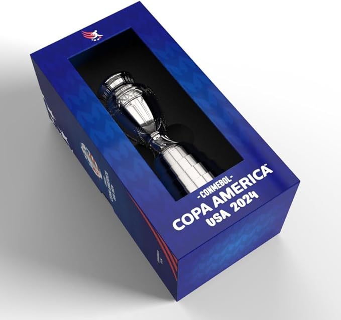 Official Copa America Trophy Replic 12cm: Authentic, Collectibles for Dedicated Fans, Featuring Limited Edition Releases and Exclusive Memorabilia, Silver