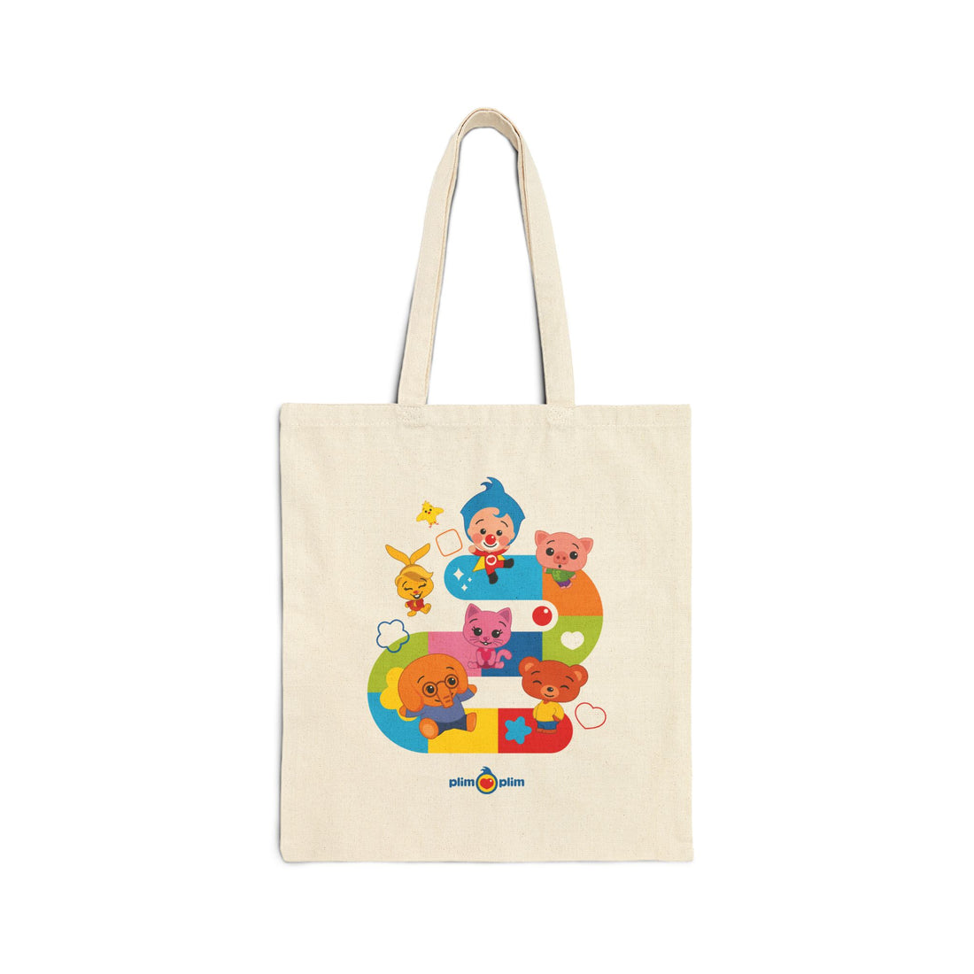 Plim Plim Cotton Canvas Tote Bag