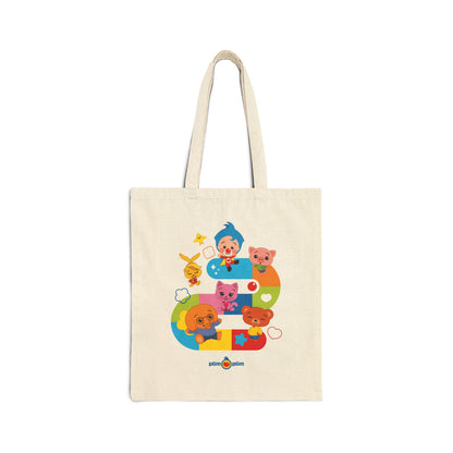 Plim Plim Cotton Canvas Tote Bag
