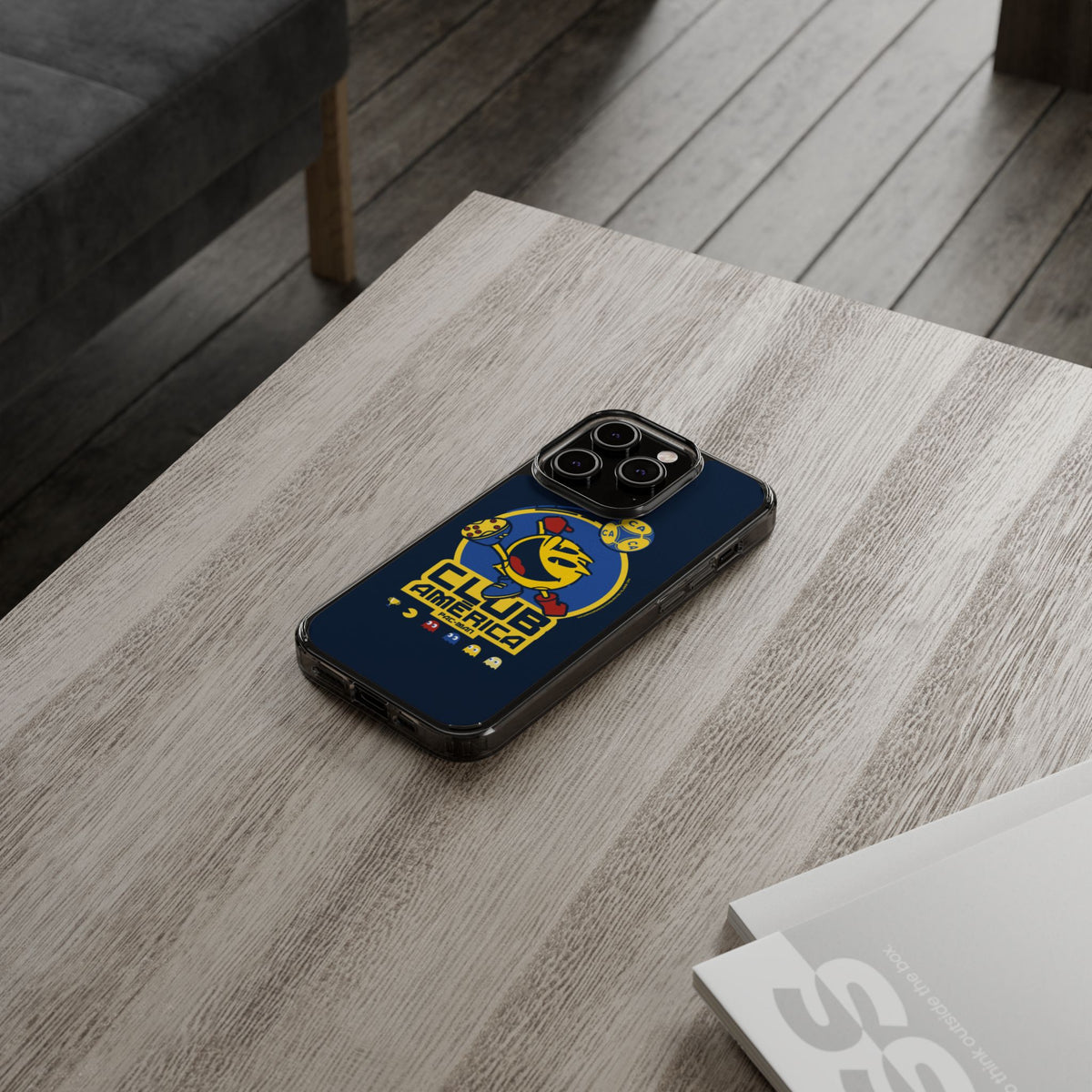 Club América x PAC-MAN – Funda transparente para celular
