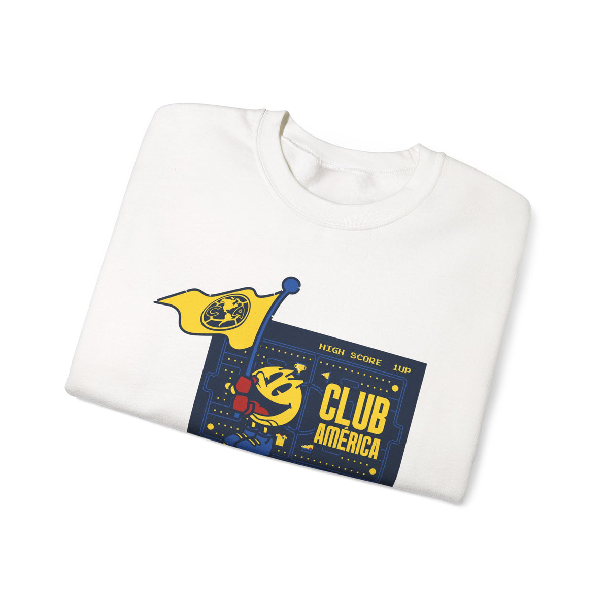 Club América x PAC-MAN - Sweatshirt – official Club América x PAC-MAN licensed merch (view 4)