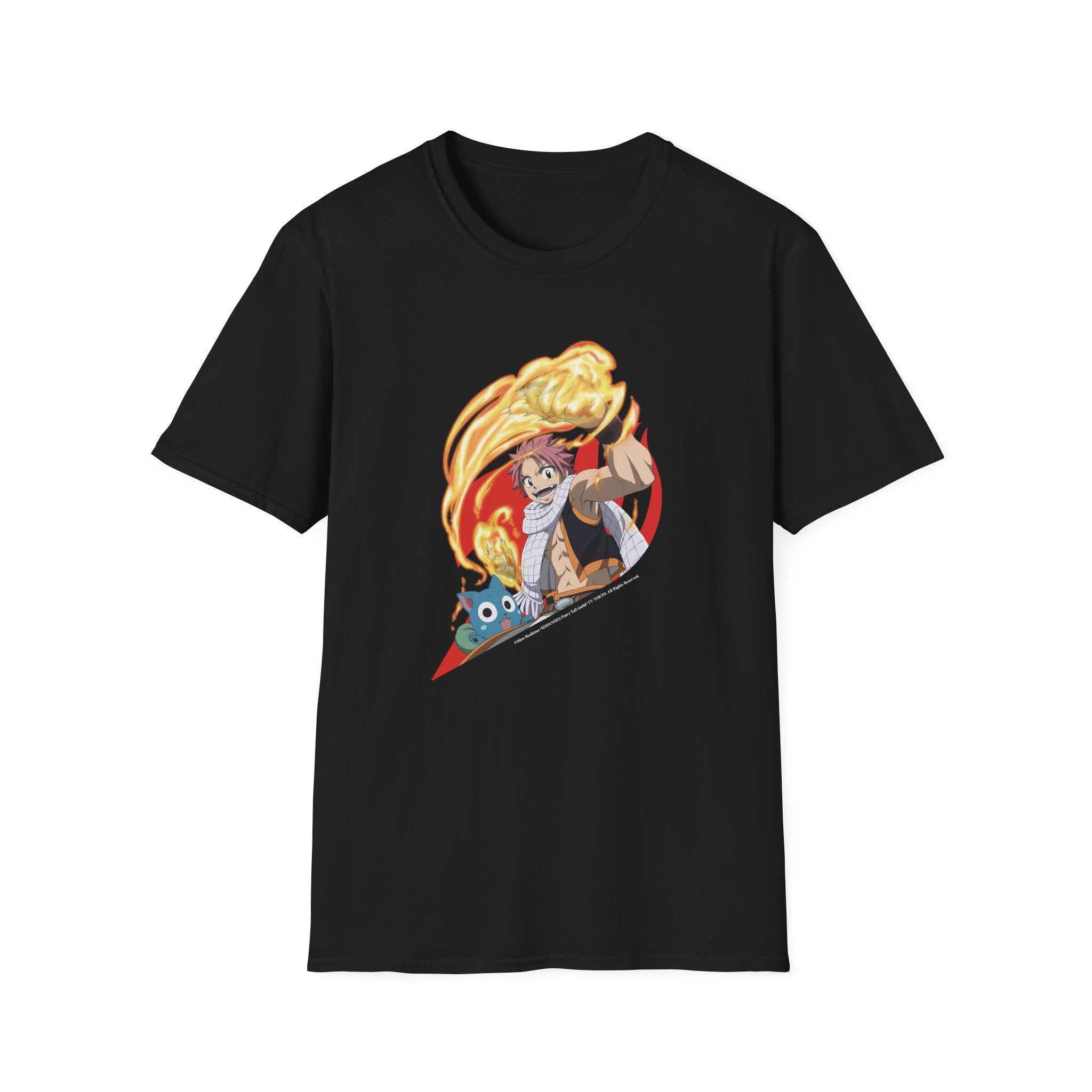 FAIRY TAIL - "Natsu &amp; Happy in Flames" T-shirt