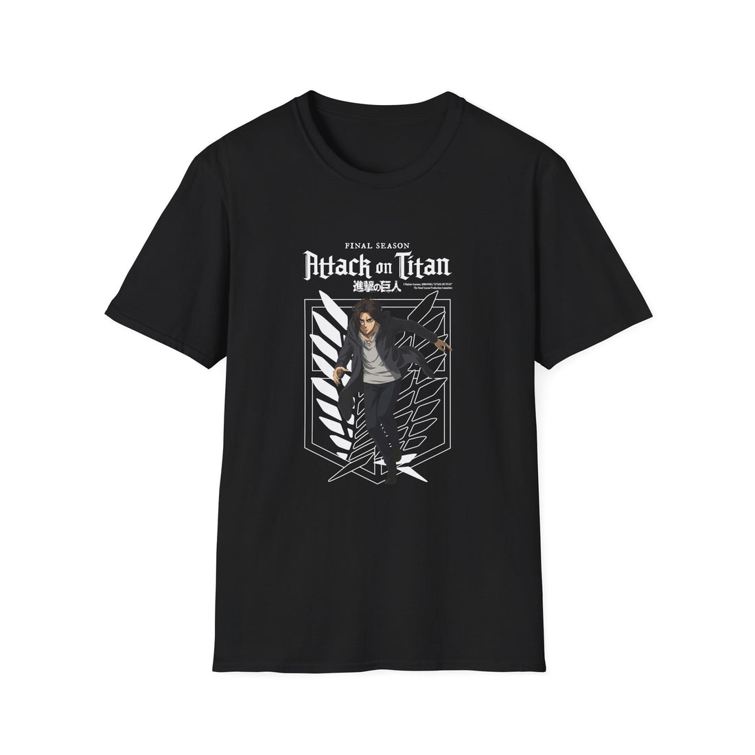 Attack on Titan Final Season - "Eren Jeager" T-shirt – official Attack on Titan licensed merch (view 3)