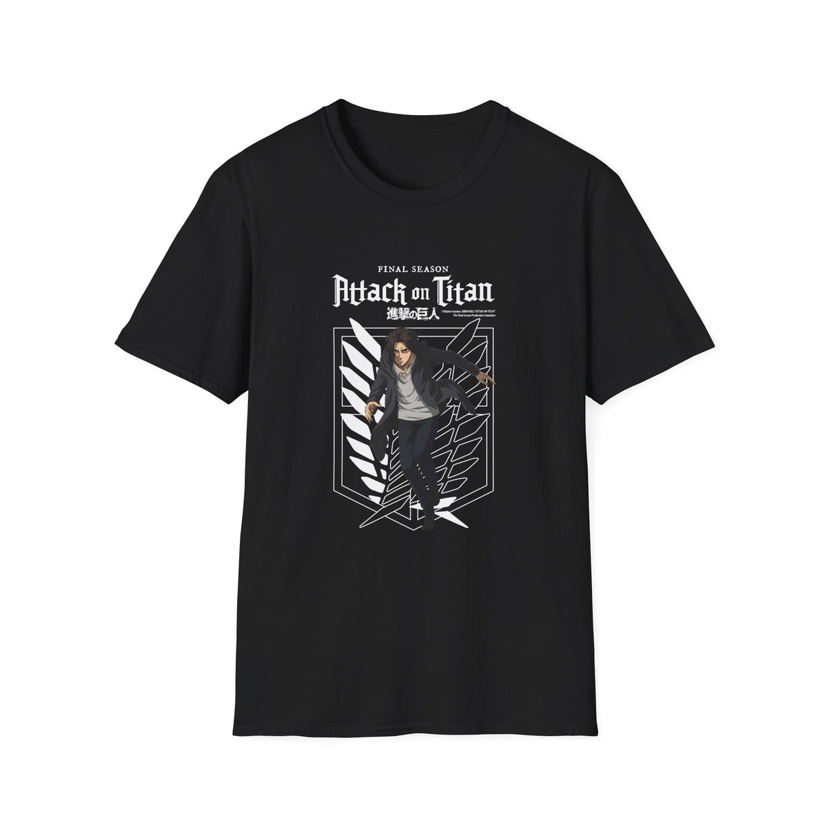 Attack on Titan Final Season - "Eren Jeager" T-shirt – official Attack on Titan licensed merch (view 3)