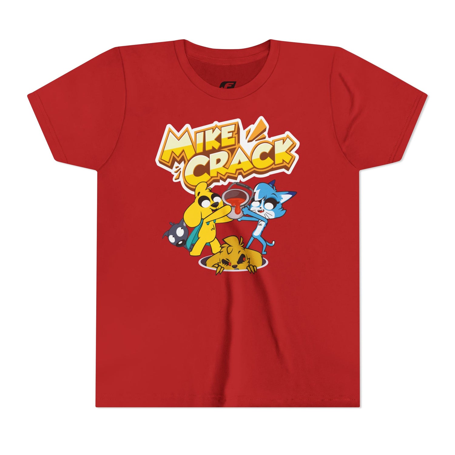 Camiseta de algodón juvenil Mikecrack 