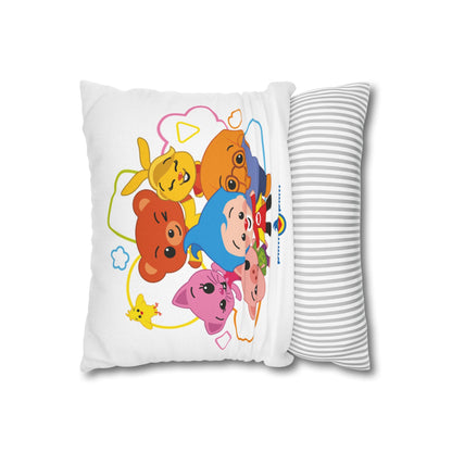 Spun Polyester Square Pillowcase