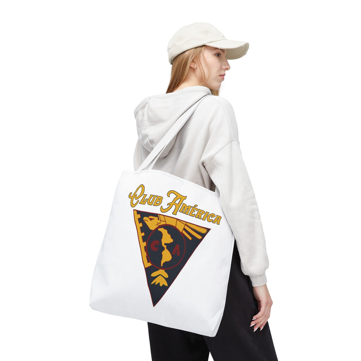 Club América Tote Bag - Retro Mexican Soccer Fan Collection – official Club América licensed merch (view 3)