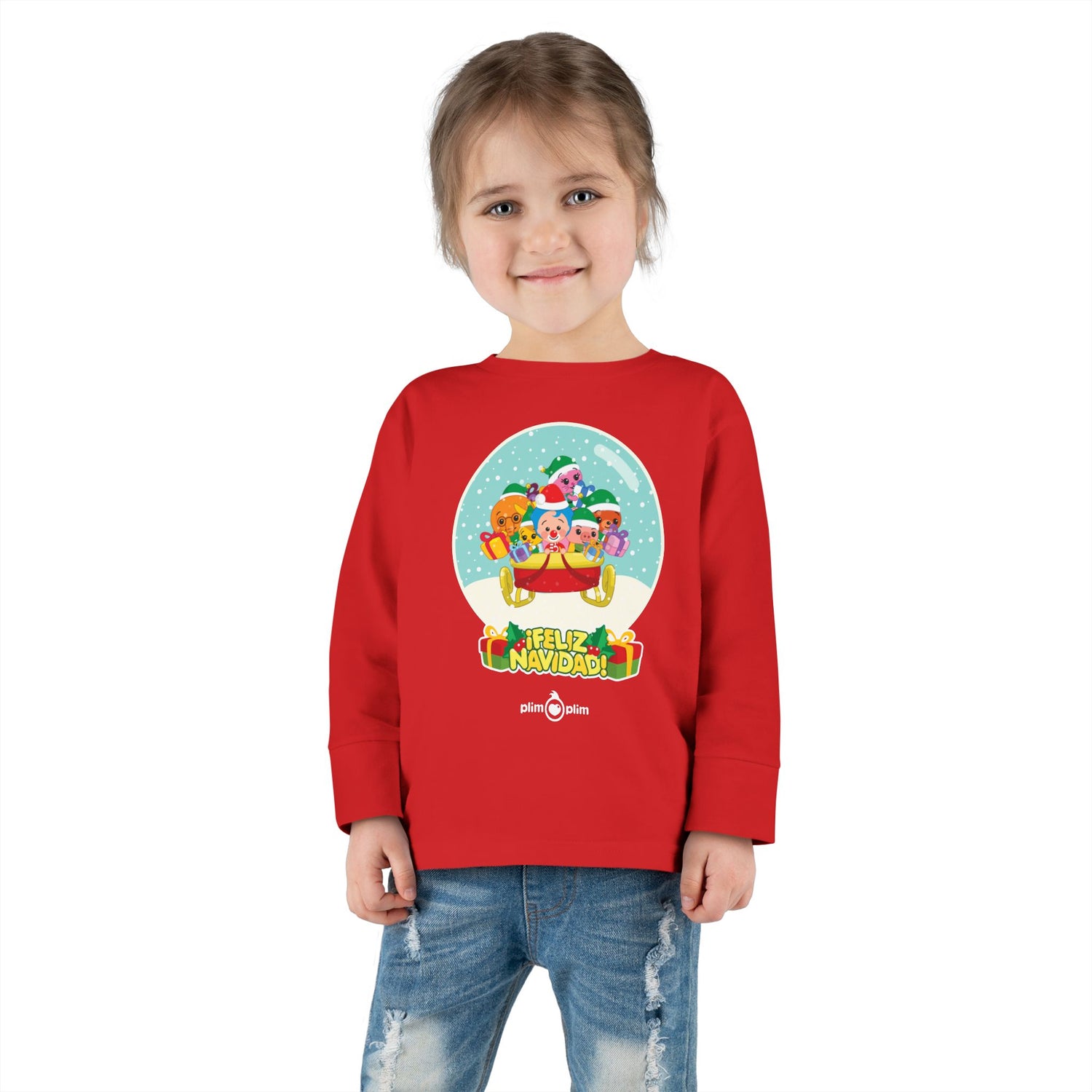Toddler Christmas Family Long Sleeve Tee - Plim Plim Collection