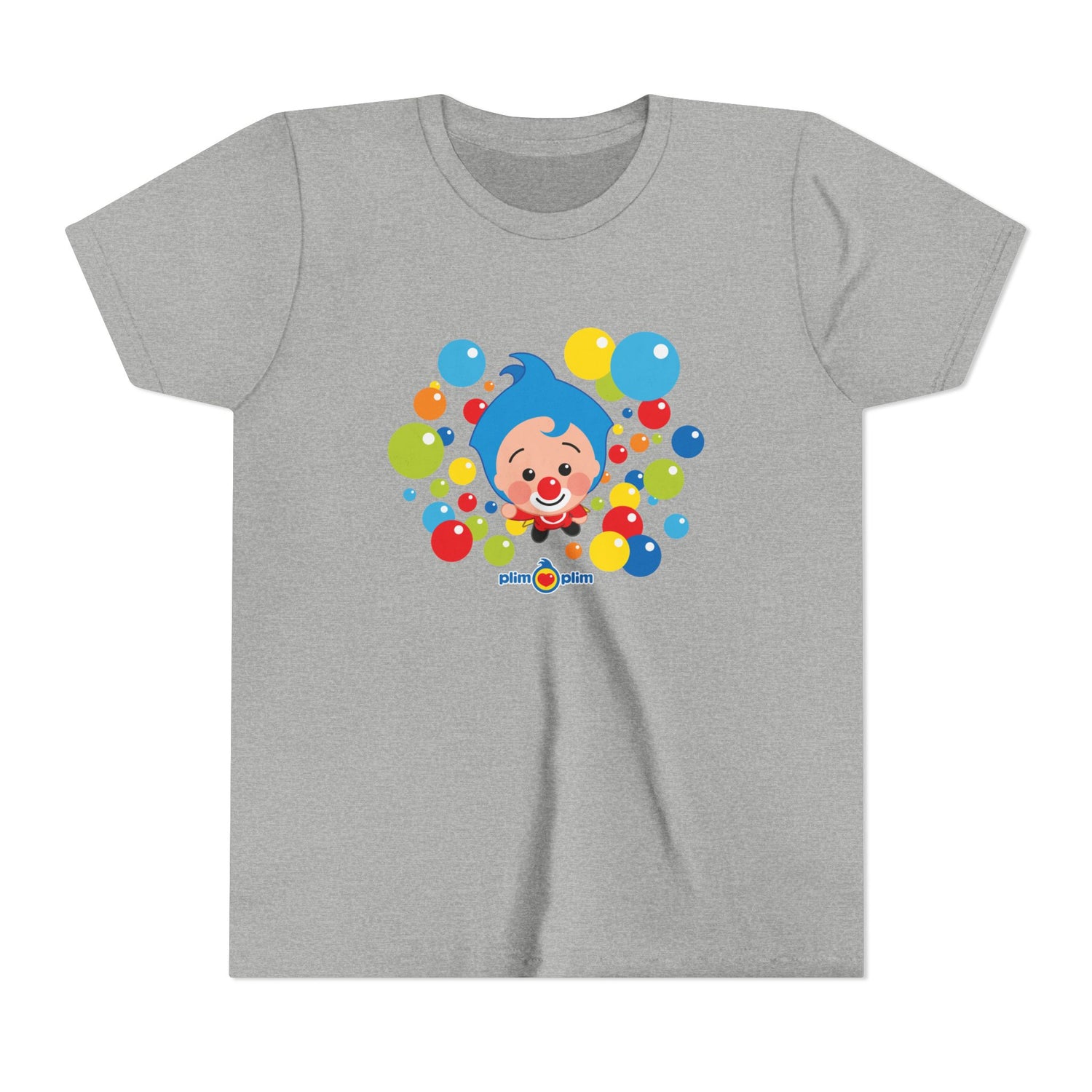 Plim Plim Camiseta Juvenil de Manga Corta Burbujas