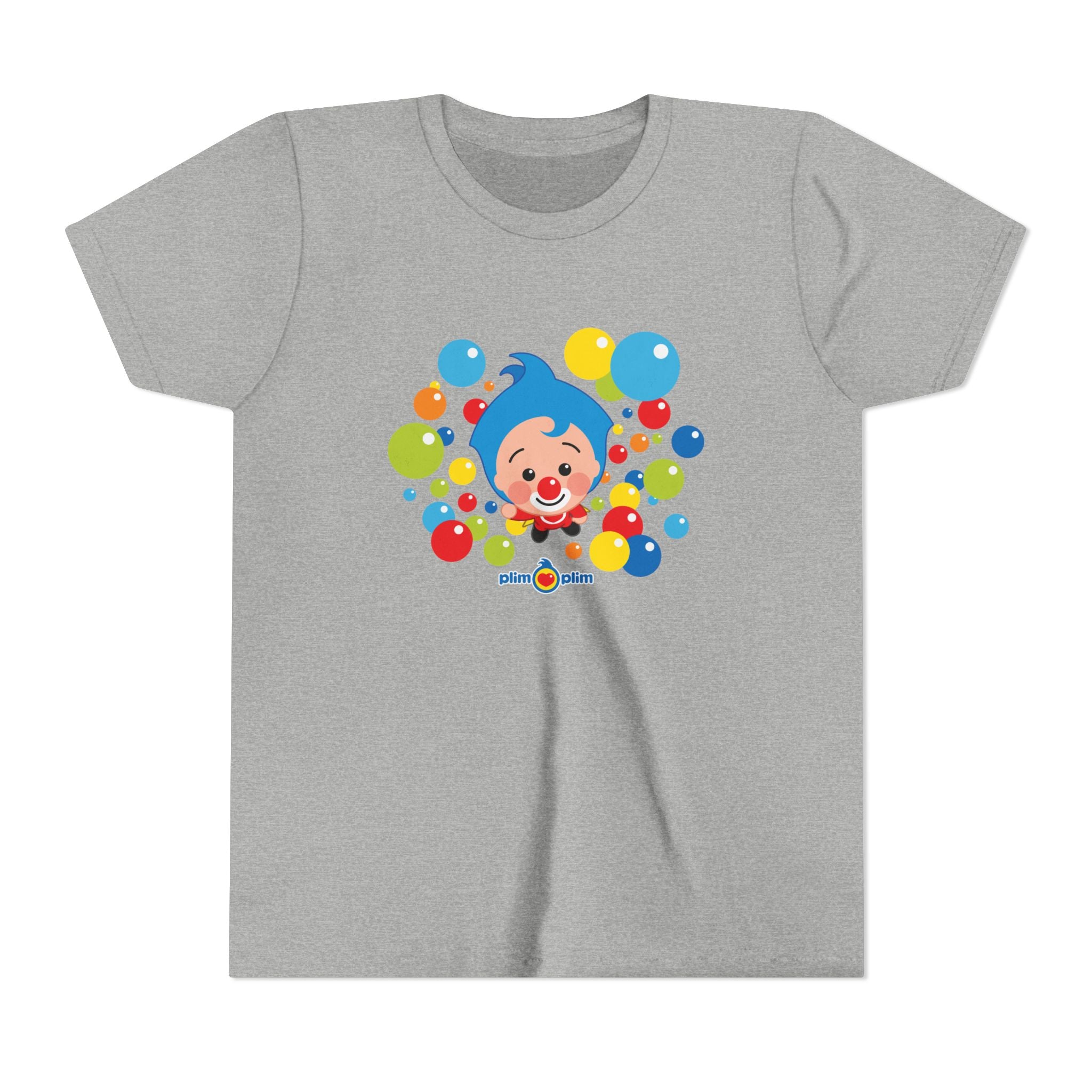 Plim Plim Camiseta Juvenil de Manga Corta Burbujas