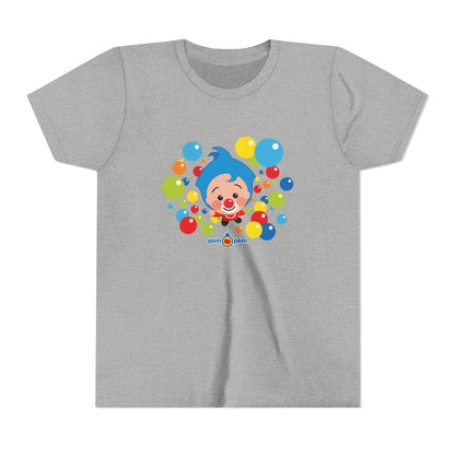 Plim Plim Camiseta Juvenil de Manga Corta Burbujas