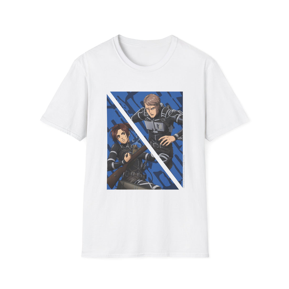 Attack on Titan Final Season - "Sasha Braus &amp; Jean Kirstein" T-shirt – official Attack on Titan licensed merch (view 3)