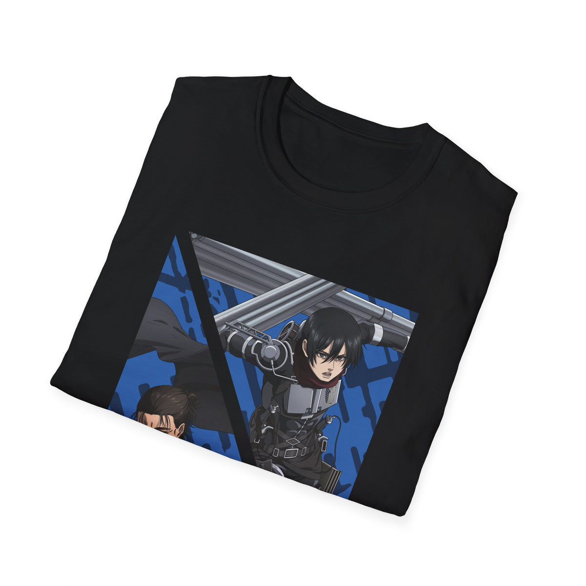 Attack on Titan Final Season - "Eren Jeager & Mikasa Ackerman" T-shirt – official Attack on Titan licensed merch (view 2)