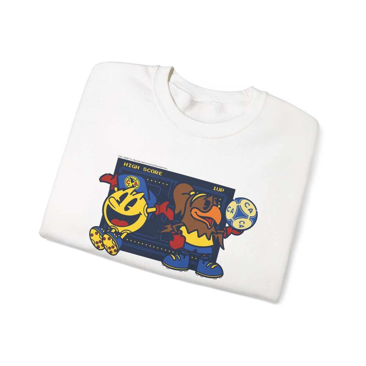 Club América x PAC-MAN - Sweatshirt – official Club América x PAC-MAN licensed merch (view 4)