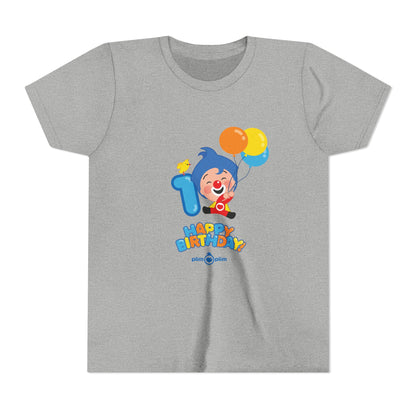 Plim Plim Camiseta Juvenil de Manga Corta Cumple 1