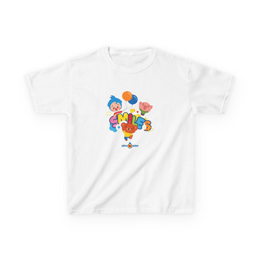 Plim Plim Camiseta para Niños de Algodón Grueso Smiles