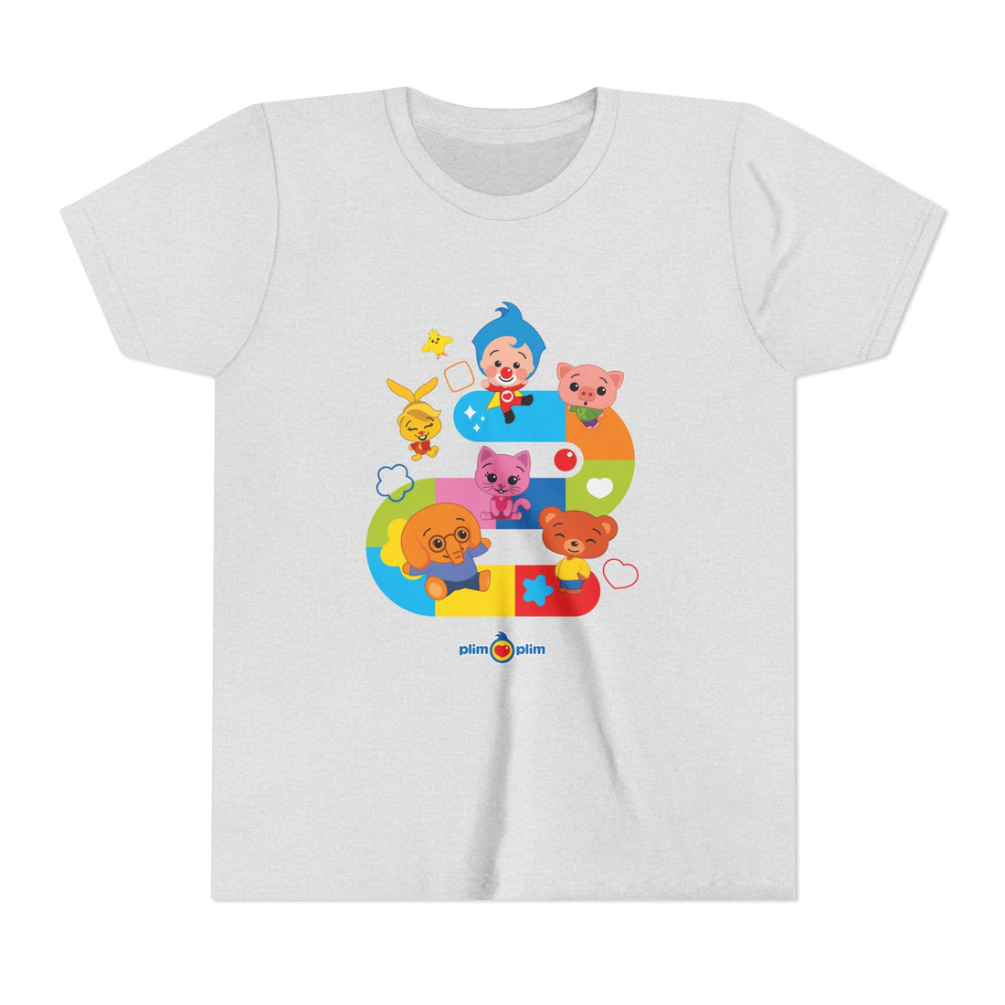 Plim Plim Camiseta Juvenil de Manga Corta Juego