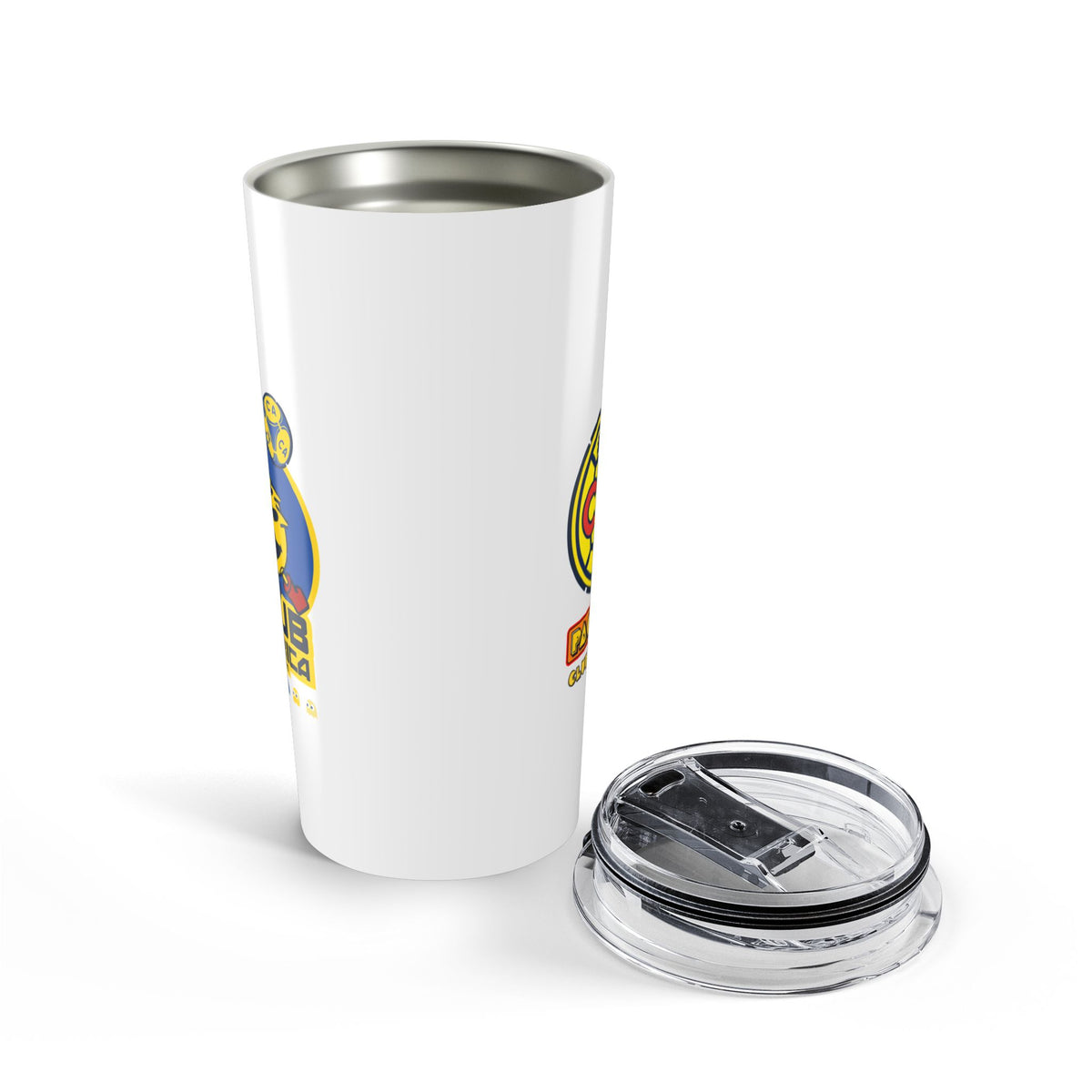 Club América x PAC-MAN Tumbler 20oz – official Club América x PAC-MAN licensed merch (view 2)