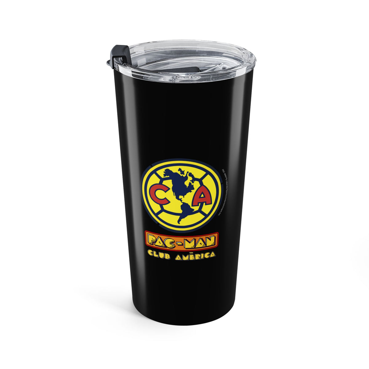 Club América x PAC-MAN Tumbler 20oz – official Club América x PAC-MAN licensed merch (view 4)