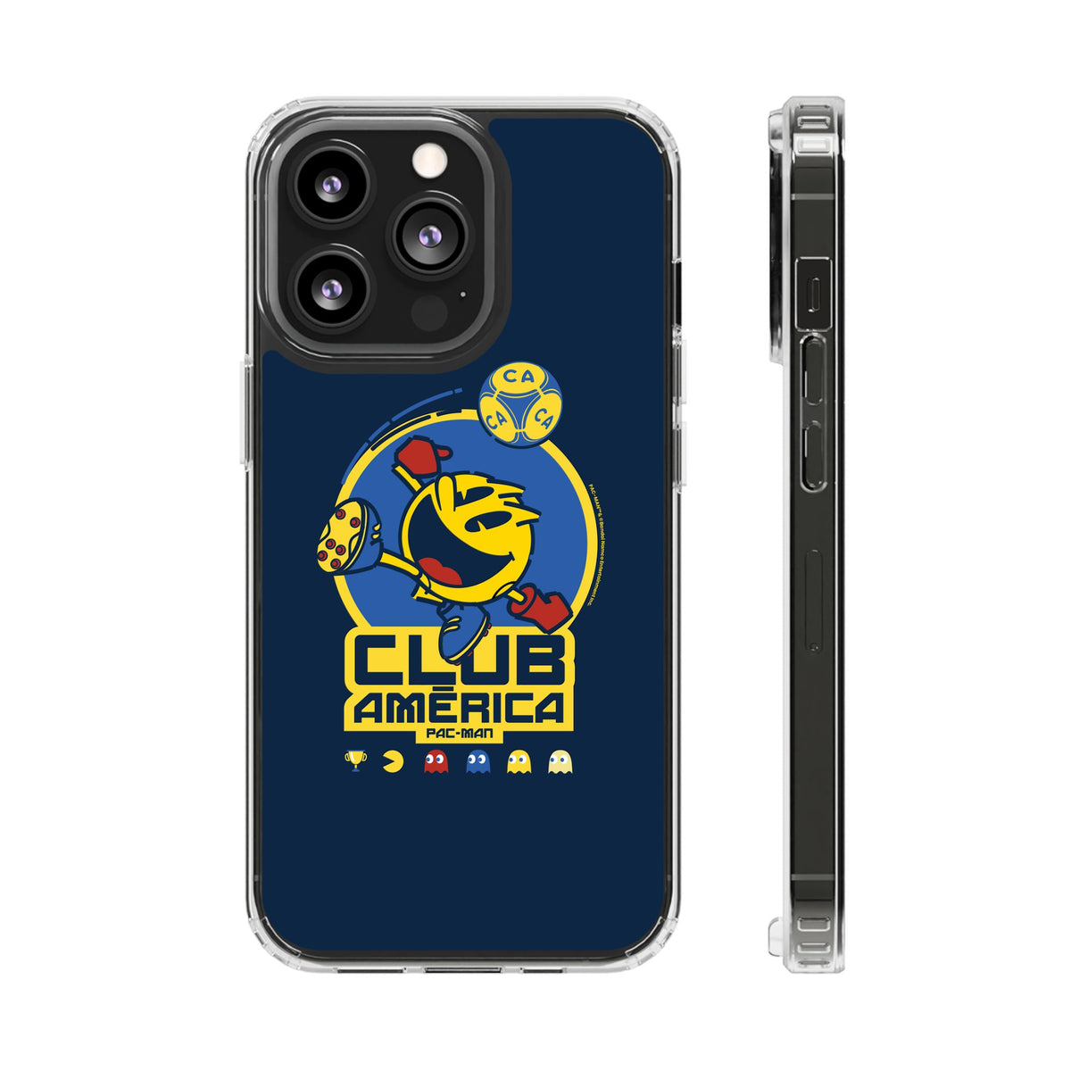 Club América x PAC-MAN – Clear Phone Case – official Club América x PAC-MAN licensed merch (view 3)