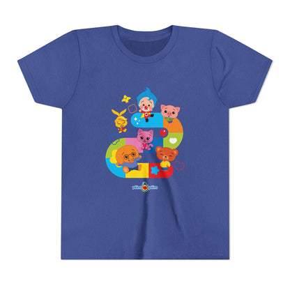 Plim Plim Camiseta Juvenil de Manga Corta Juego