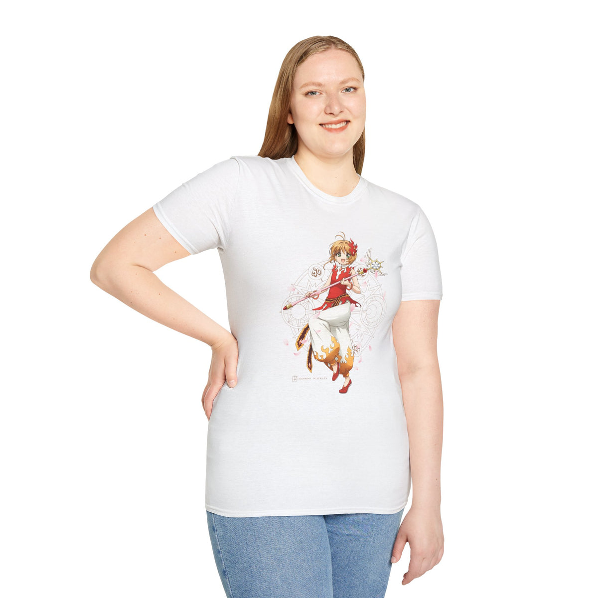Cardcaptor Sakura: Clear Card - "Sakura in Battle Costume L" T-shirt – official Cardcaptor Sakura licensed merch