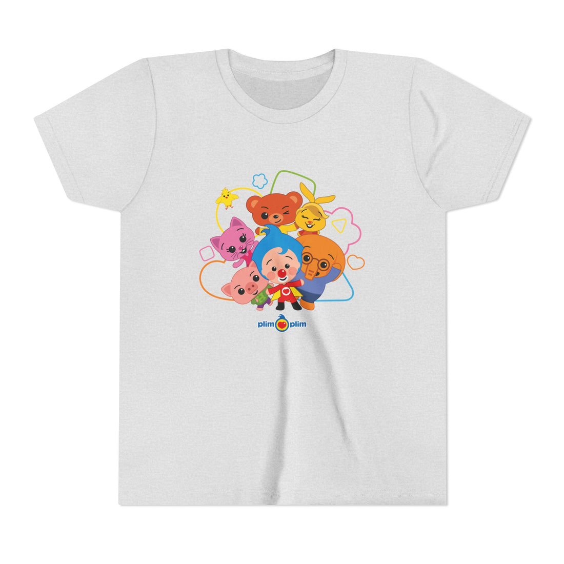 Plim Plim Camiseta Juvenil de Manga Corta Amigos