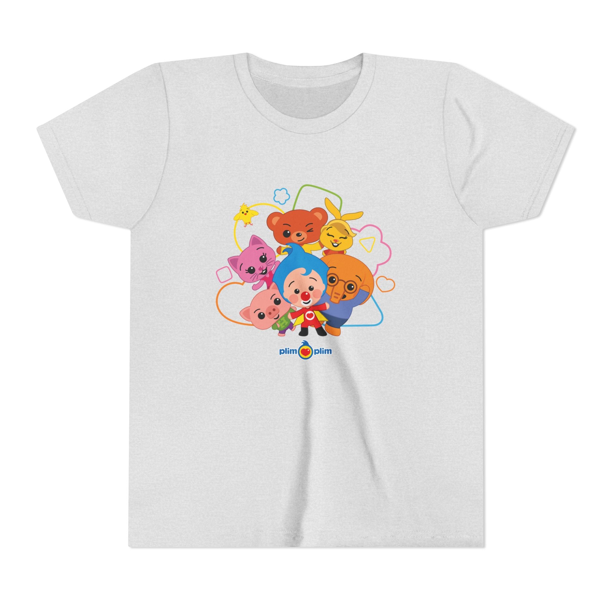 Plim Plim Camiseta Juvenil de Manga Corta Amigos