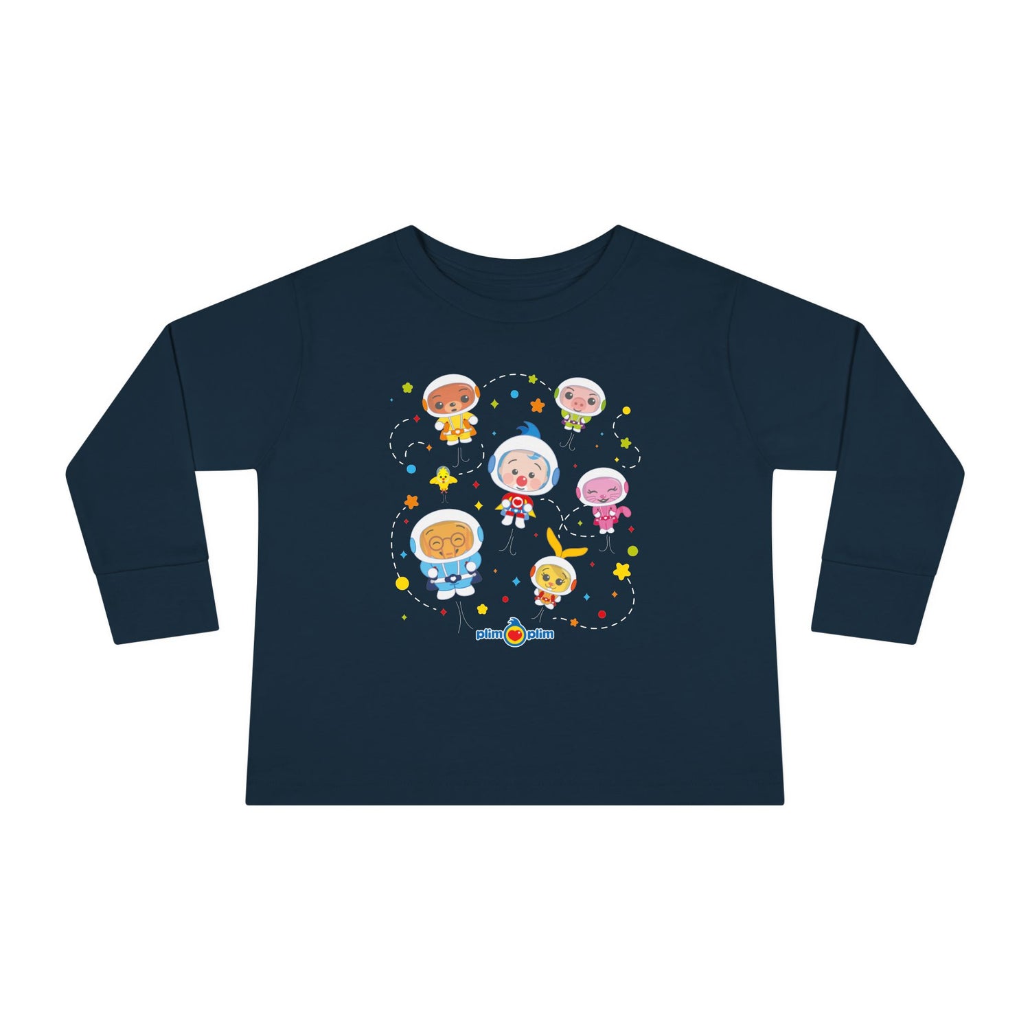 Plim Plim Camiseta Manga Larga de Niños Astronautas