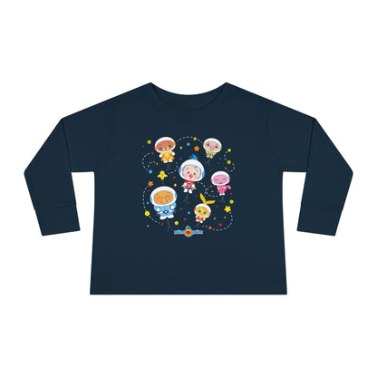 Plim Plim Camiseta Manga Larga de Niños Astronautas