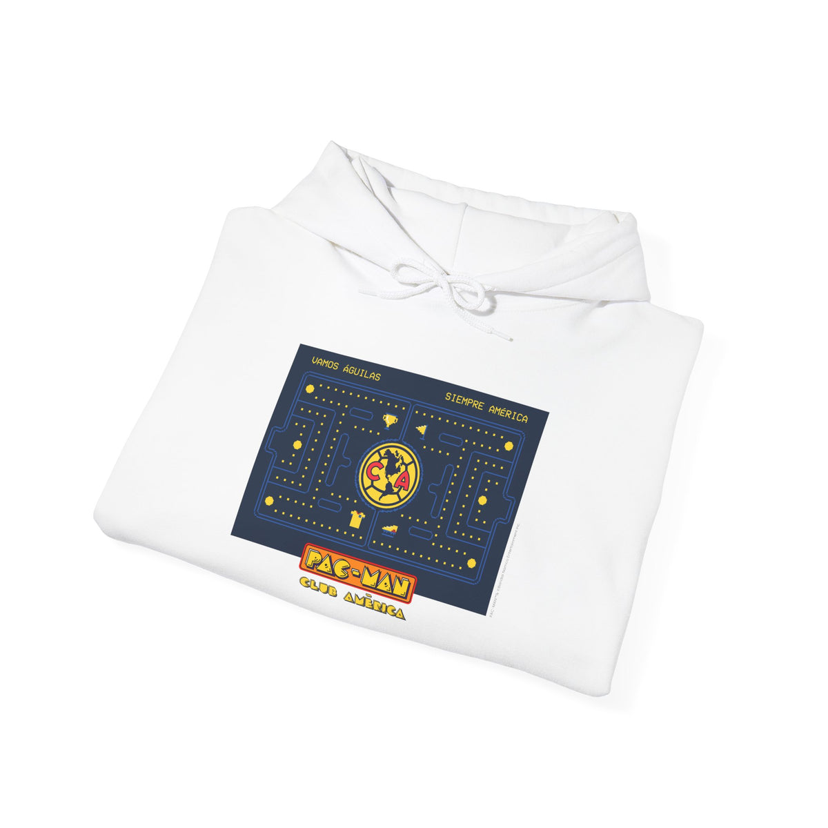 Club América x PAC-MAN - Hooded Sweatshirt – official Club América x PAC-MAN licensed merch (view 4)