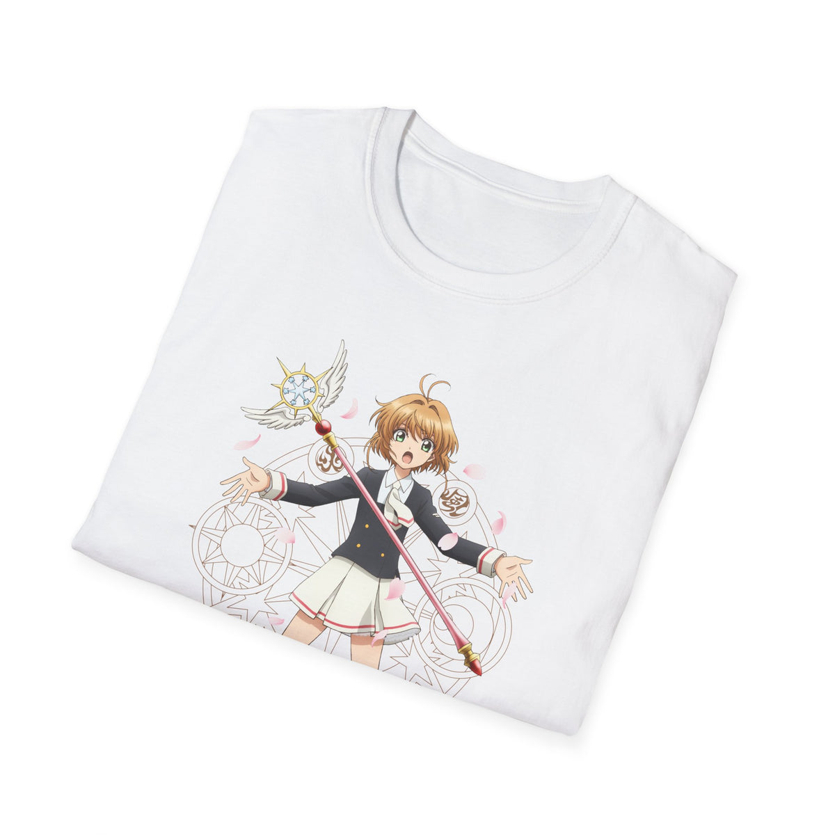 Cardcaptor Sakura: Clear Card - "Sakura in School Uniform B" T-shirt – official Cardcaptor Sakura licensed merch (view 2)