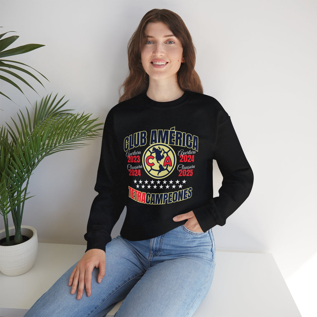 Club América Tetracampeones Sweatshirt – official Club América licensed merch (view 3)