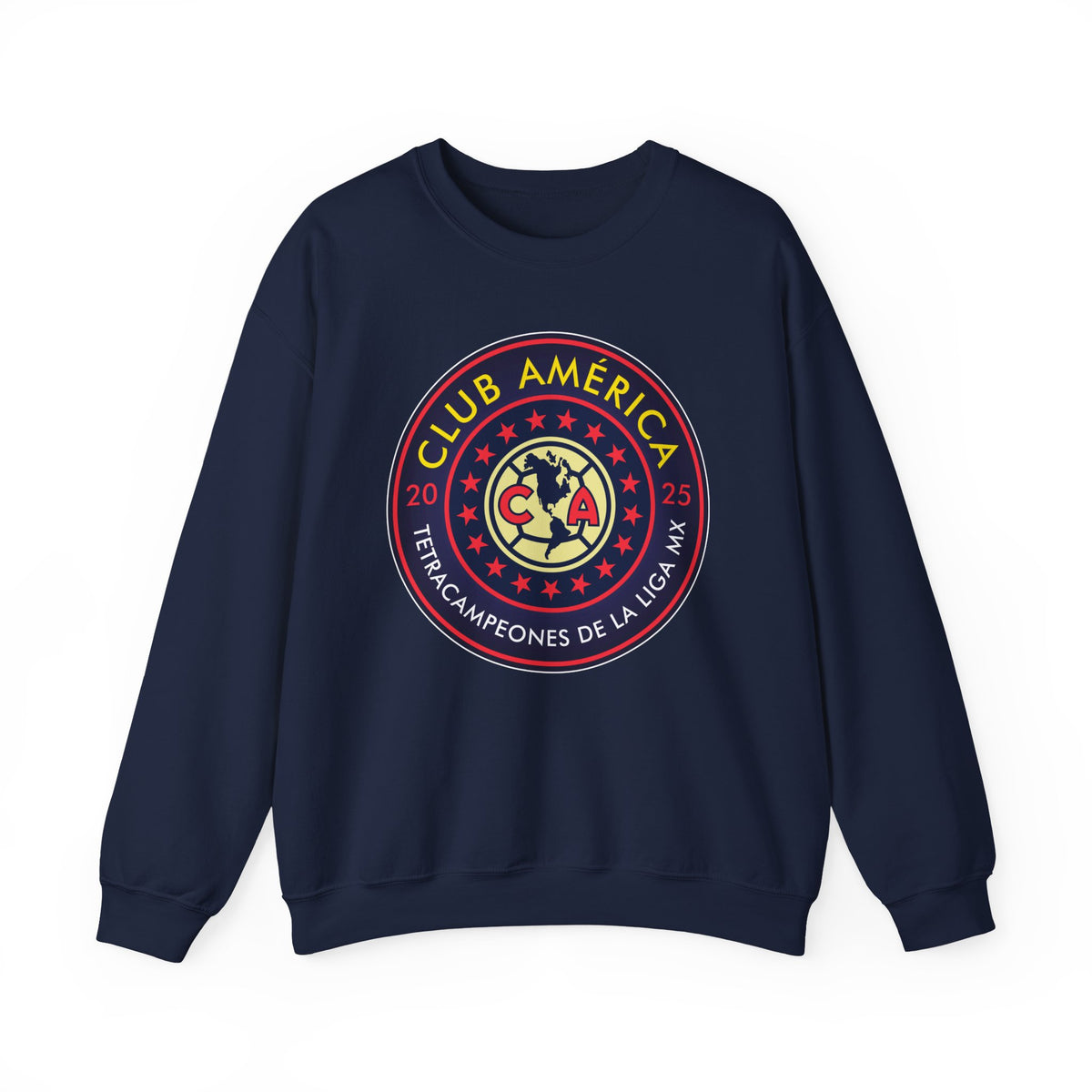 Club América — 17 four-time champion Unisex Heavy Blend™ Crewneck Sweatshirt – official Club América licensed merch (view 2)