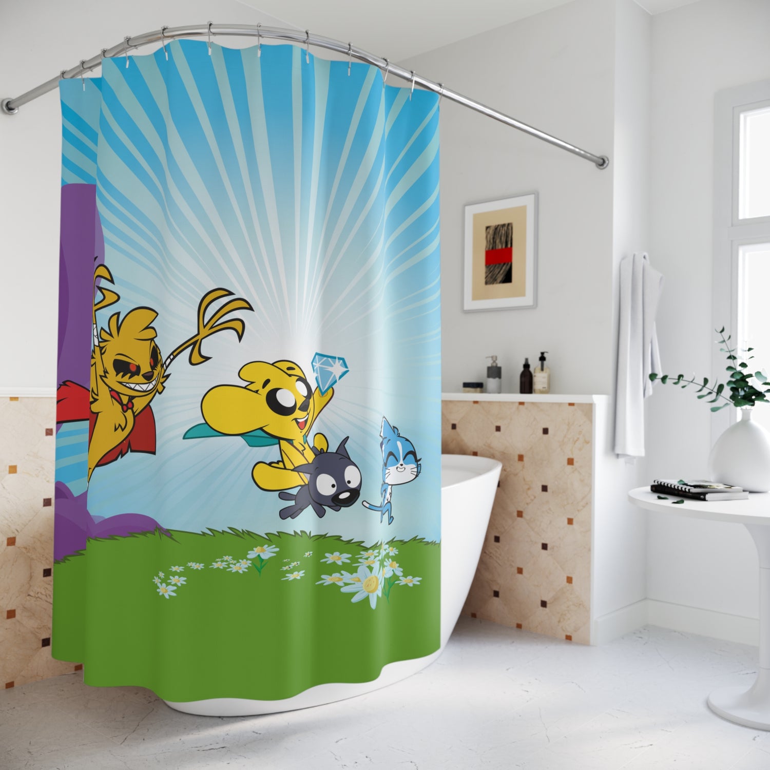 Mikecrack Shower Curtain