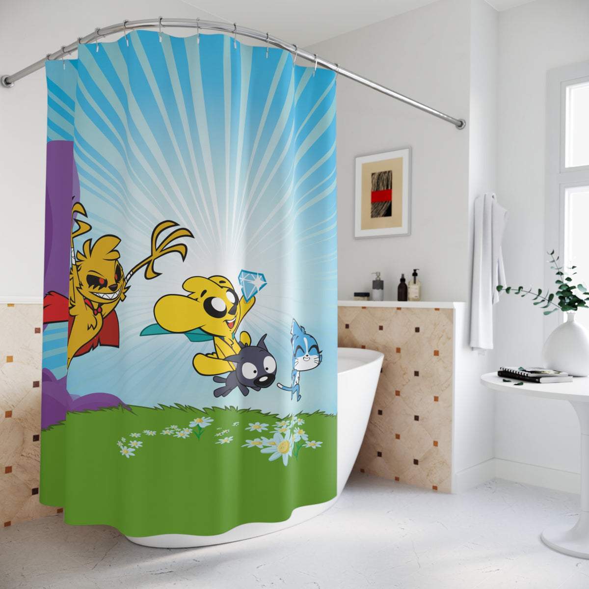 Mikecrack Shower Curtain