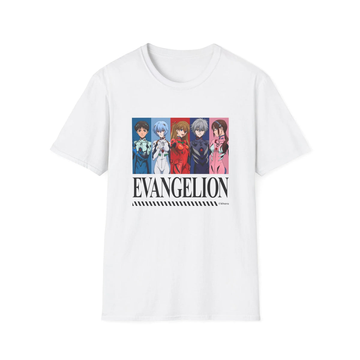 EVANGELION 2.22 - "All pilots reunited" T-Shirt – official Evangelion licensed merch (view 3)