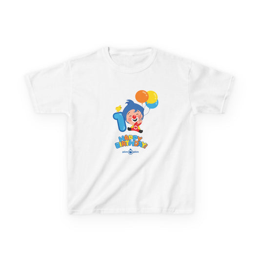 Plim Plim Camiseta para Niños de Algodón Grueso Cumple 1