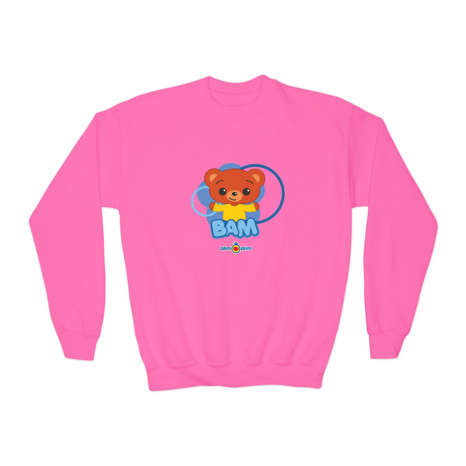 Plim Plim Sudadera Juvenil de Cuello Redondo Bam