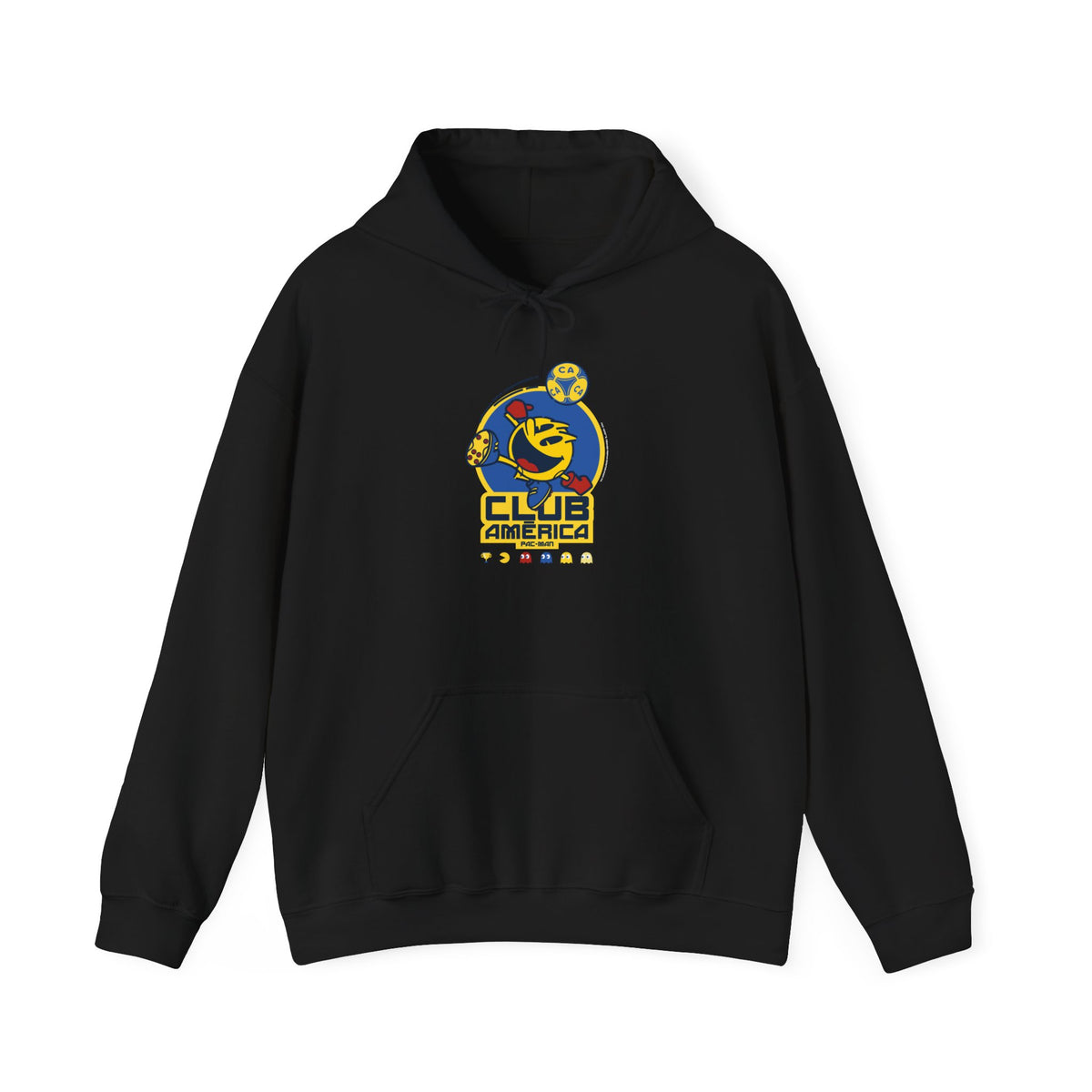 Club América x PAC-MAN - Hooded Sweatshirt – official Club América x PAC-MAN licensed merch (view 4)