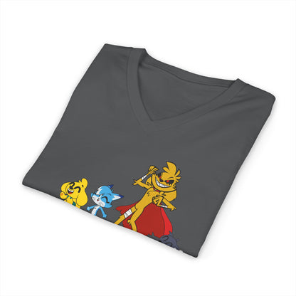 Unisex Jersey Short Sleeve V-Neck Tee