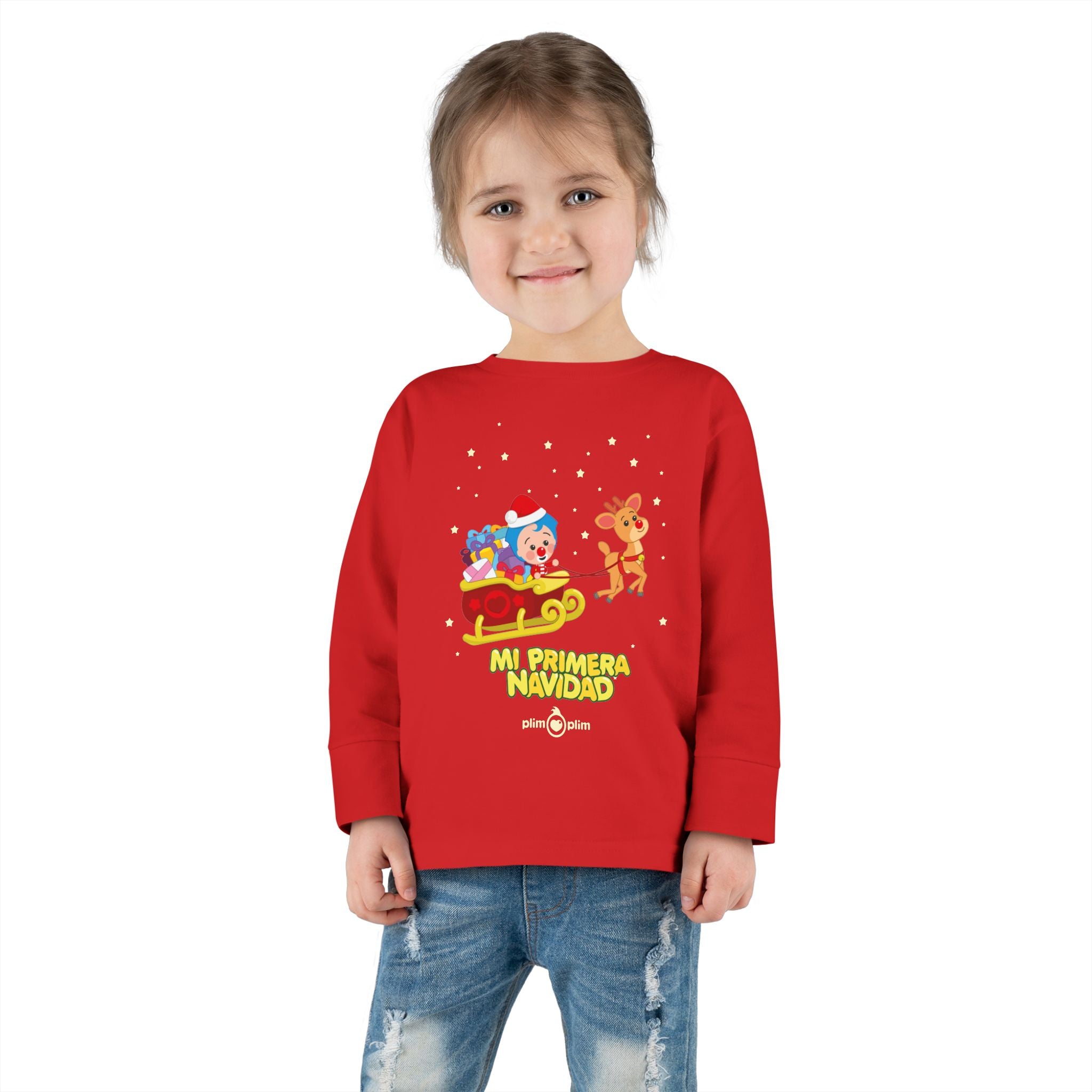 Toddler Christmas Family Long Sleeve Tee - Plim Plim Collection