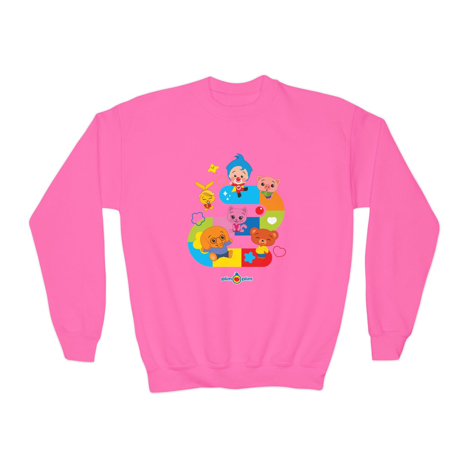 Plim Plim Sudadera Juvenil de Cuello Redondo Juego