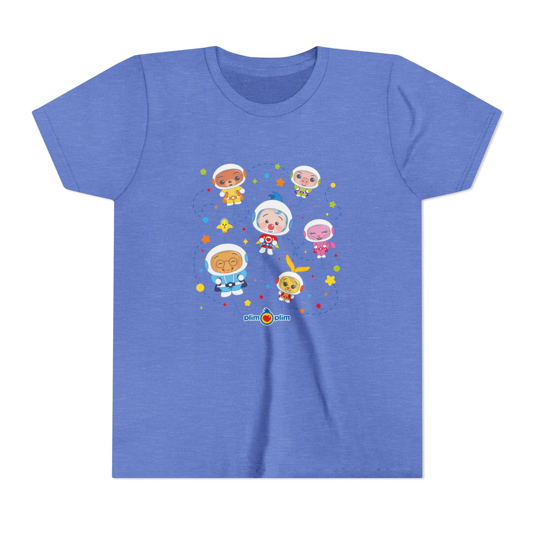 Plim Plim Camiseta Juvenil de Manga Corta Astronautas
